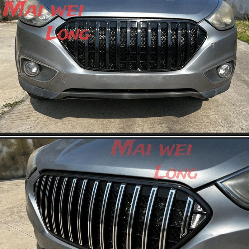 Rejilla frontal negra ASB para Hyundai ix35 2009-2012 - imagen 3