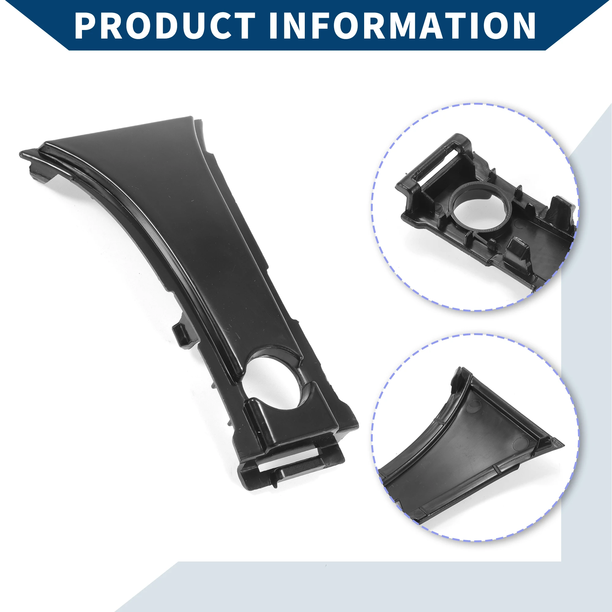 UXCELL-Soporte de parachoques delantero para coche, accesorio de sujeción para BMW 530i, 2017, 2018, 2019, 2020, n. ° 51137349589 - imagen 4