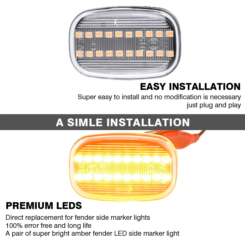 Intermitentes LED dinámicos laterales para Toyota Celica T20 - imagen 5