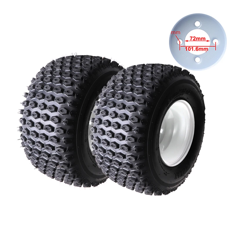 Neumático todoterreno 18X9.50-8 sin cámara con buje blanco – Quad ATV
