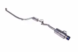 Escape catback acero inoxidable tipo HKS para Honda Civic FD1 1.8