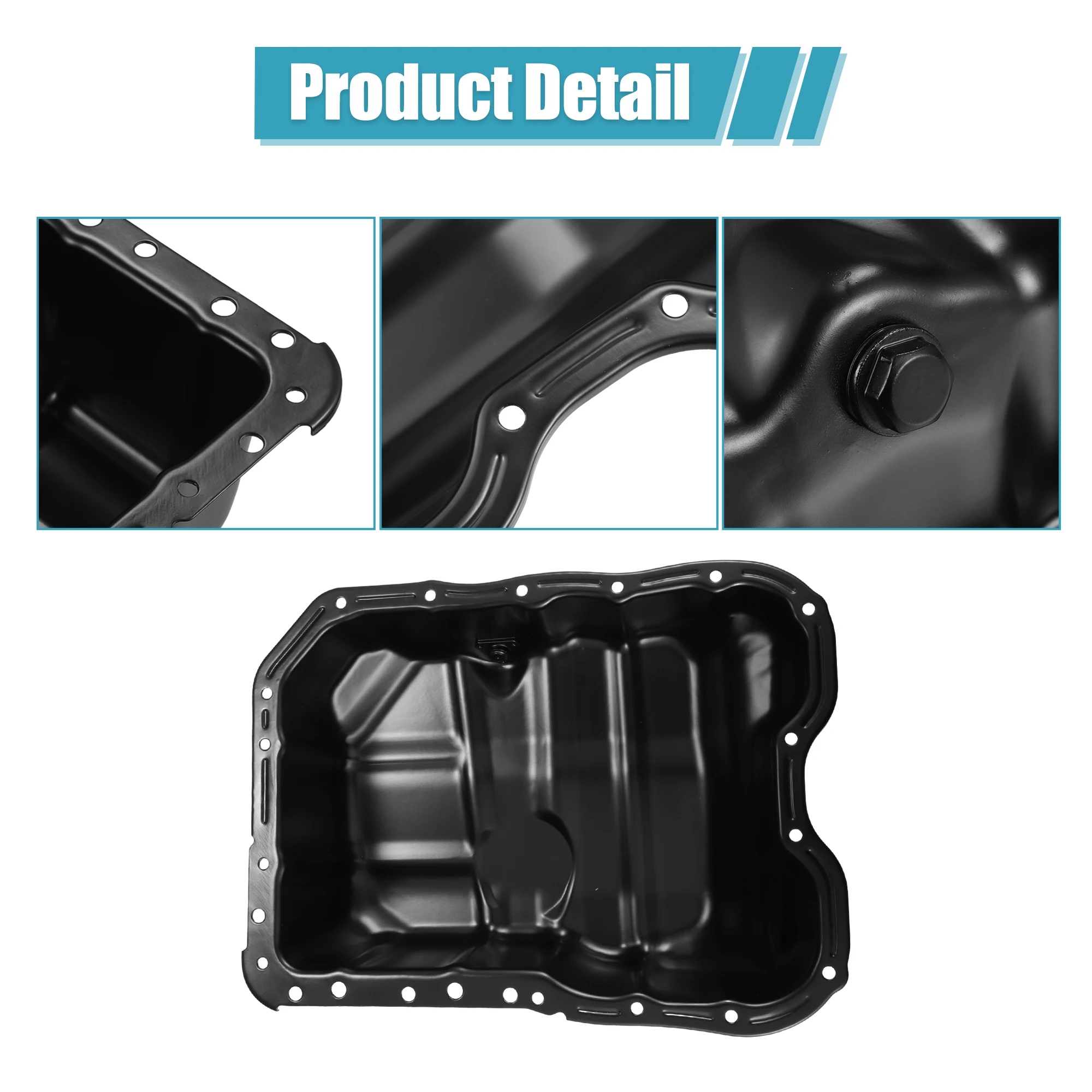 UXCELL 21510-25050 Cárter de aceite para Kia Optima 2013-2016 - imagen 3