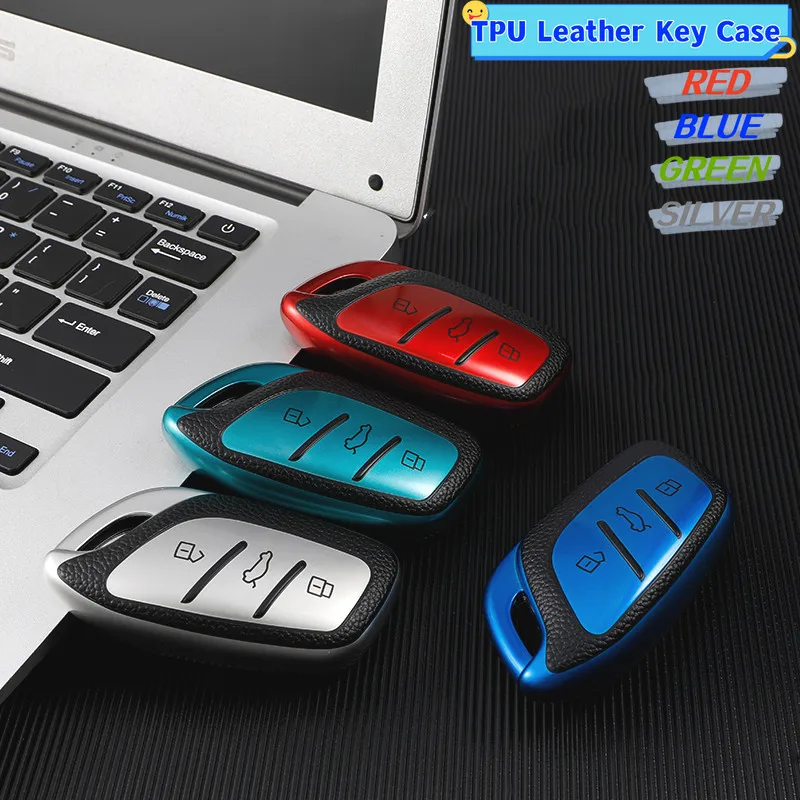 Funda de llave de coche TPU para Roewe RX5 y MG ZS EV