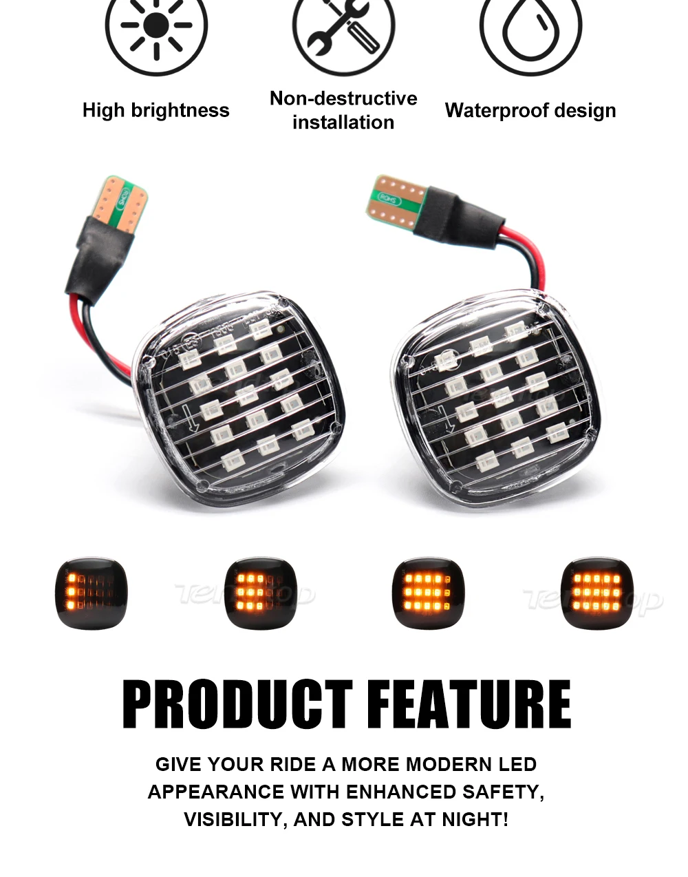 Comparativa de tamaño y conector