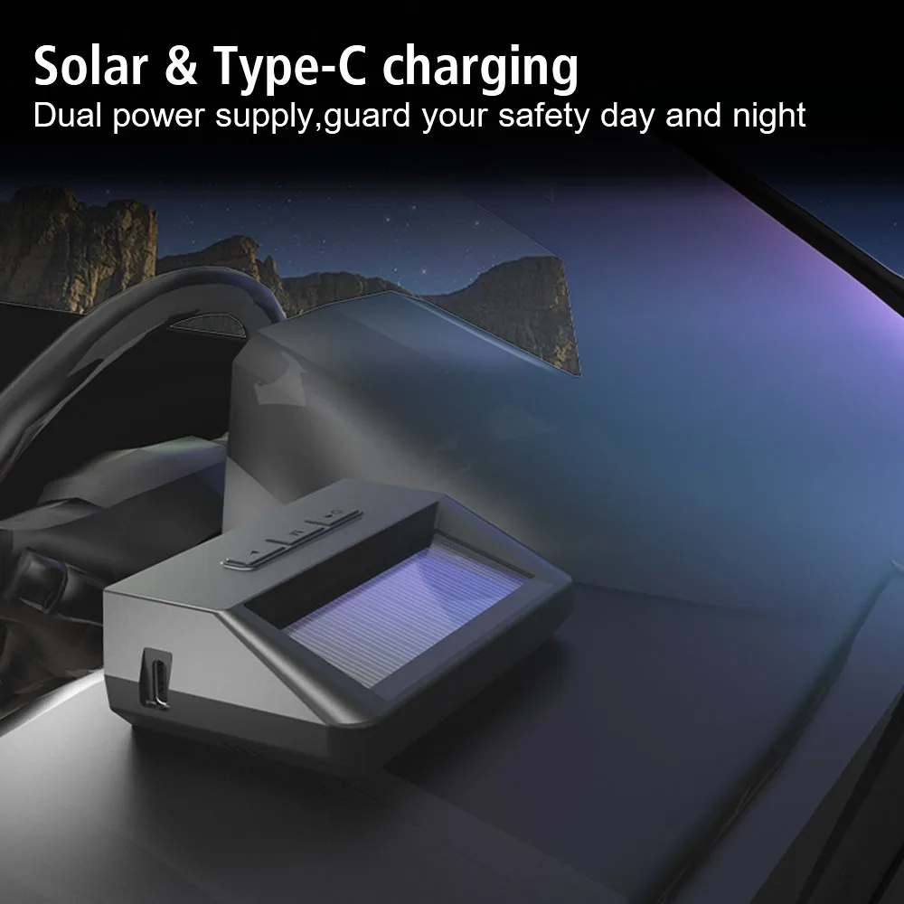 TPMS solar USB con alarma y pantalla de temperatura coche universal - imagen 5