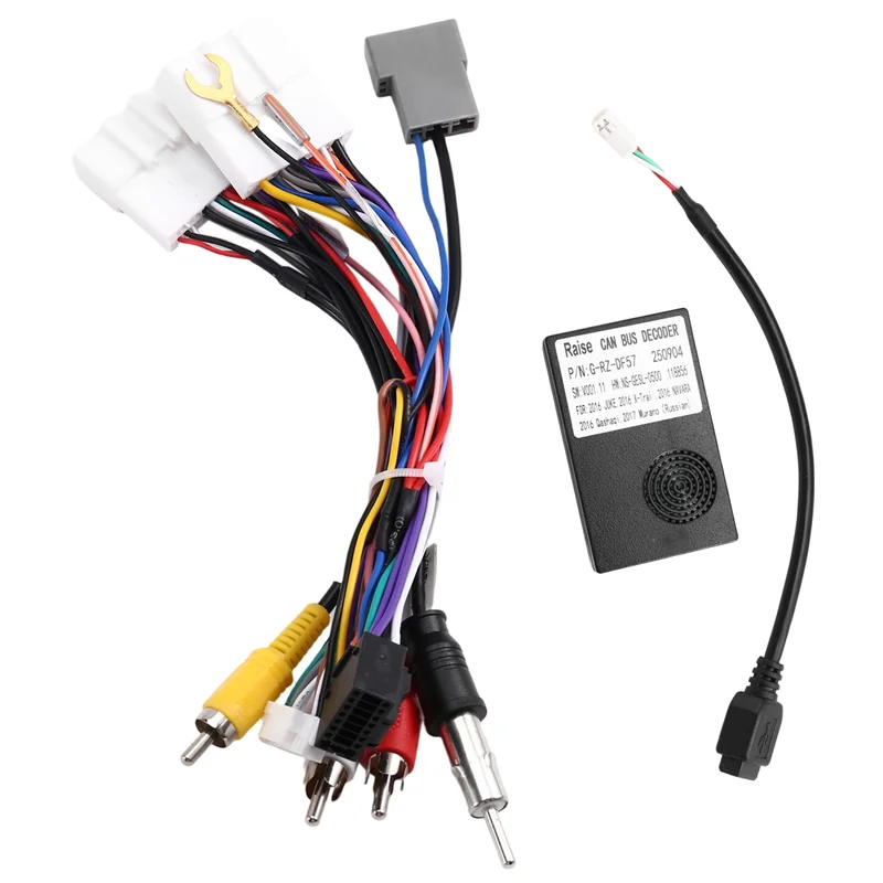 Decodificador CANBUS Android 16 pines para Nissan Qashqai y X-Trail