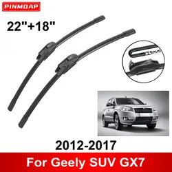 Escobillas limpiaparabrisas Geely GX7 2012-2017, delantero y trasero