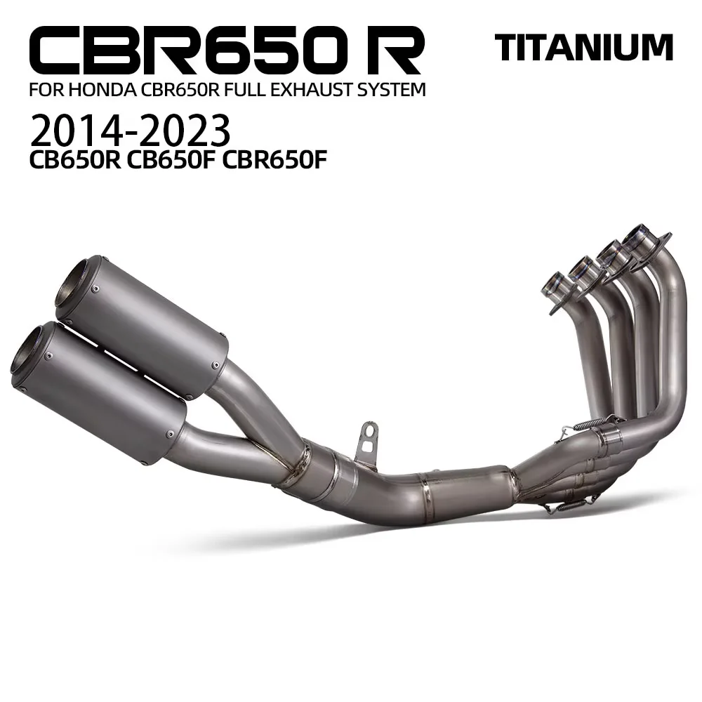 Escape completo titanio colector + silenciador – Honda CBR650R CB650R