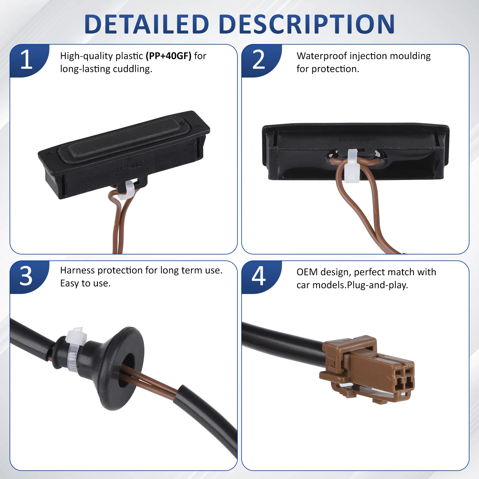 Interruptor maletero 63270SG000 Subaru Forester 2014-2018 - imagen 3
