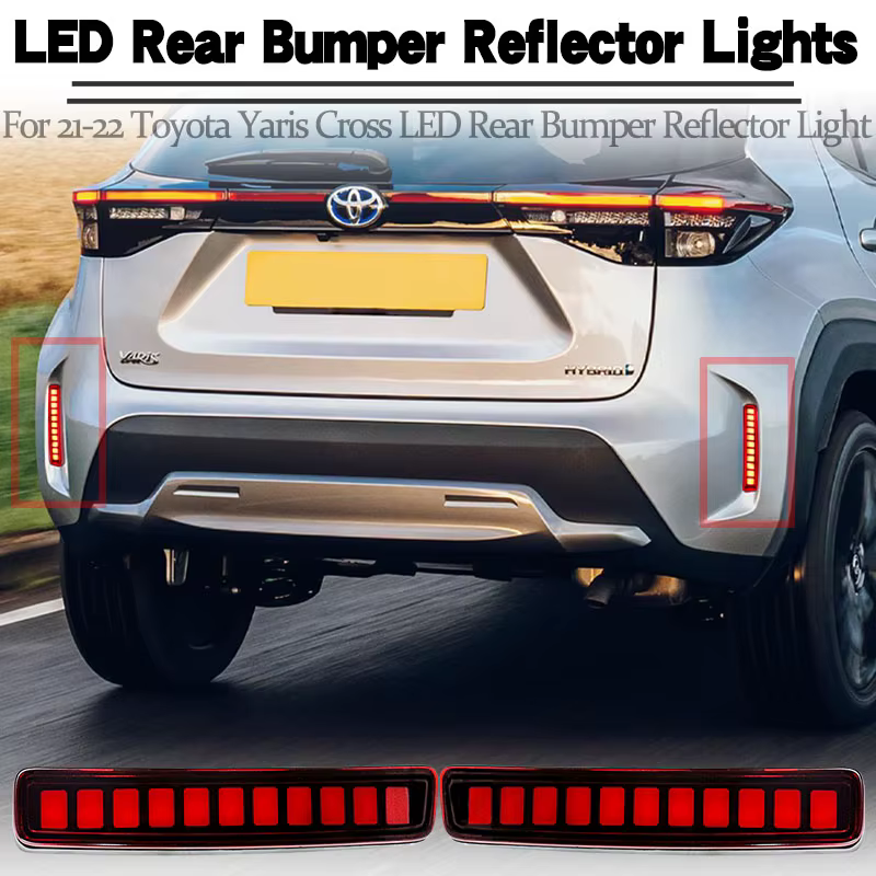 Piloto antiniebla trasero LED para Toyota Yaris Cross 2021-2022