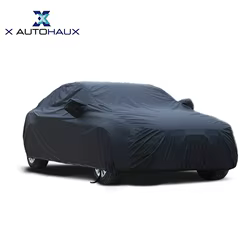 Funda coche universal de tela transpirable negra resistente al agua