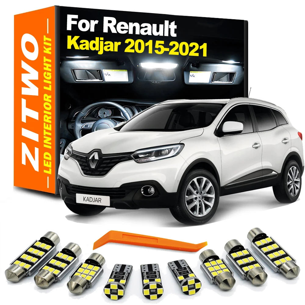 ZITWO Bombillas LED interiores para Renault Kadjar 2015-2021