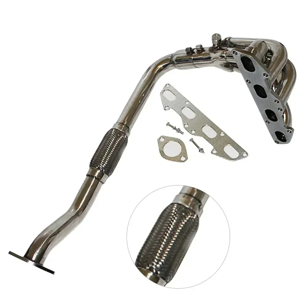 Cabezal colector de escape de carreras inox Mitsubishi Eclipse 95-99 - imagen 2
