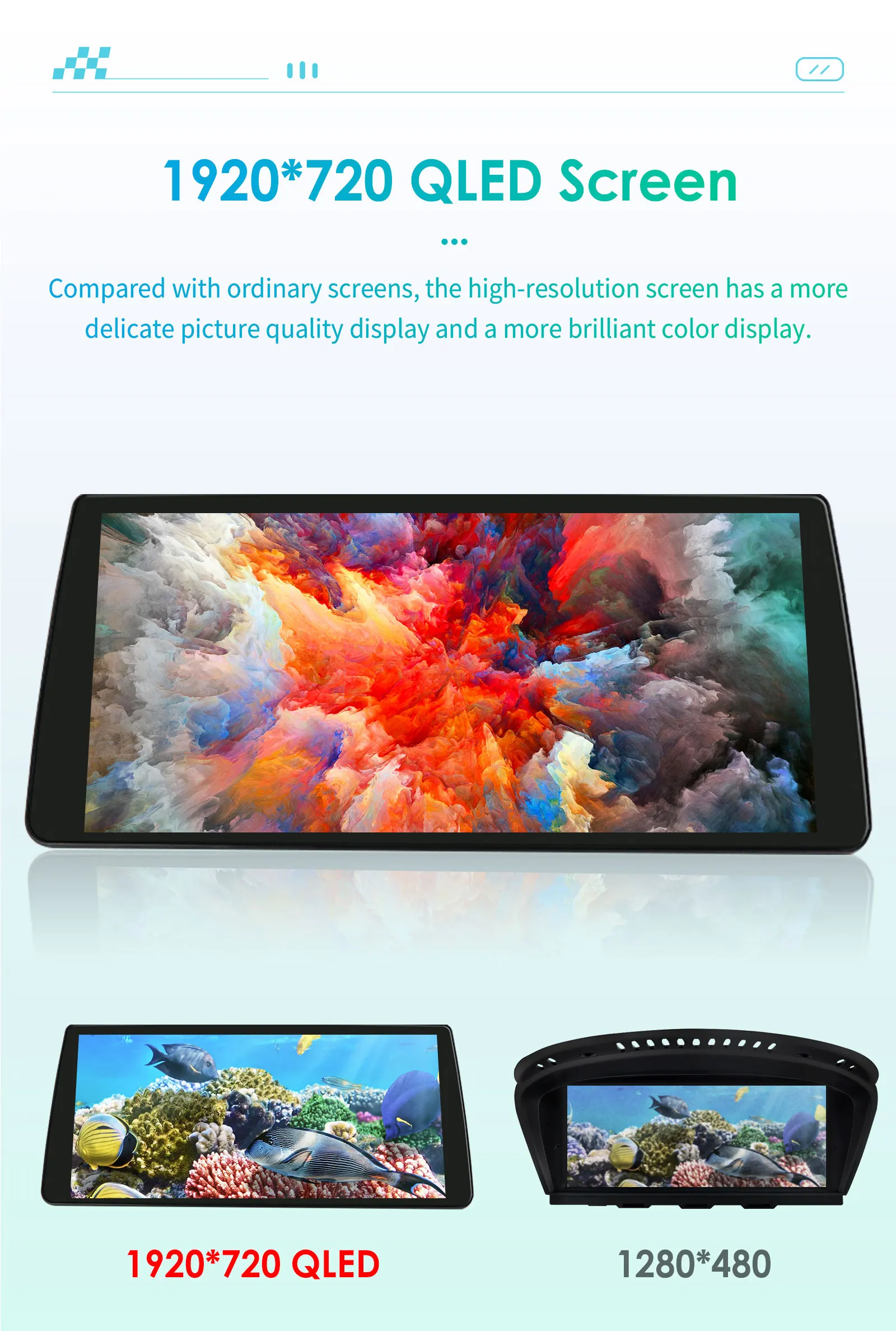 Hizpo UI8581 Autoradio Android BMW X5 E70 X6 E71 2007-2013 - imagen 3