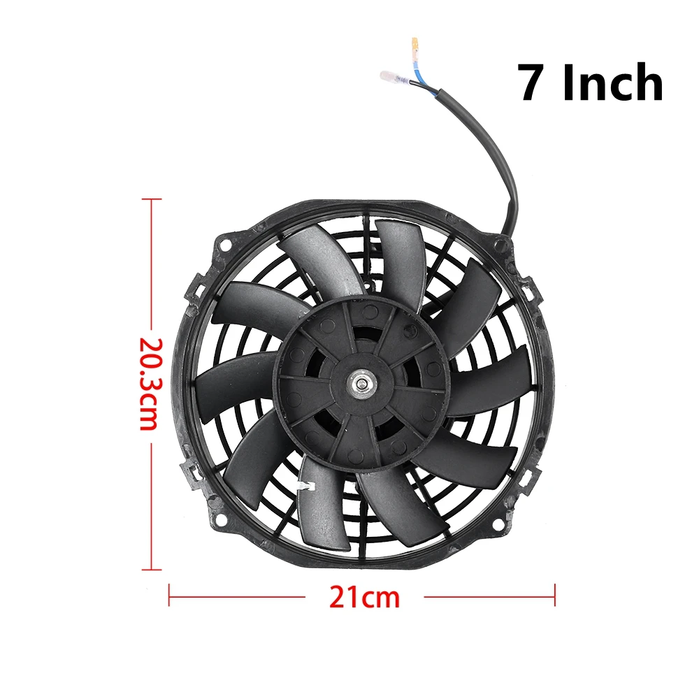 Ventilador universal delgado para montaje en radiador