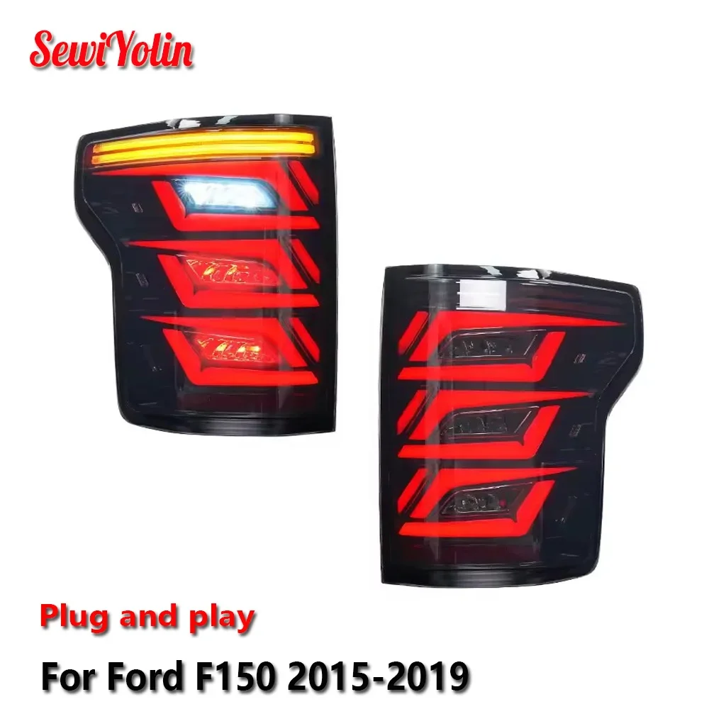 Pilotos traseros LED para Ford F150 2015-2019 con DRL e intermitentes - imagen 3