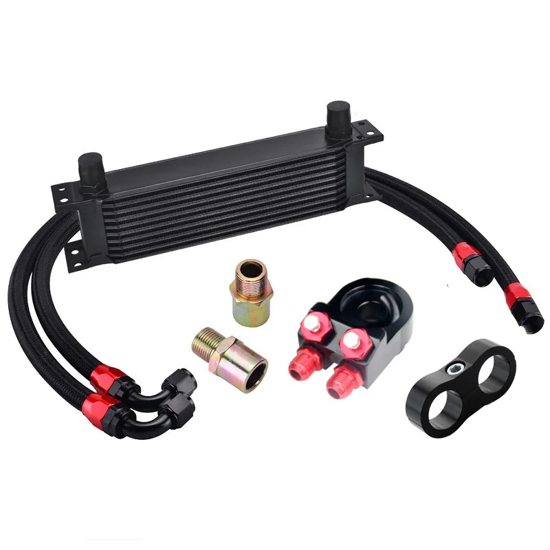 Kit enfriador de aceite AN10 con adaptador sándwich para motor - imagen 4