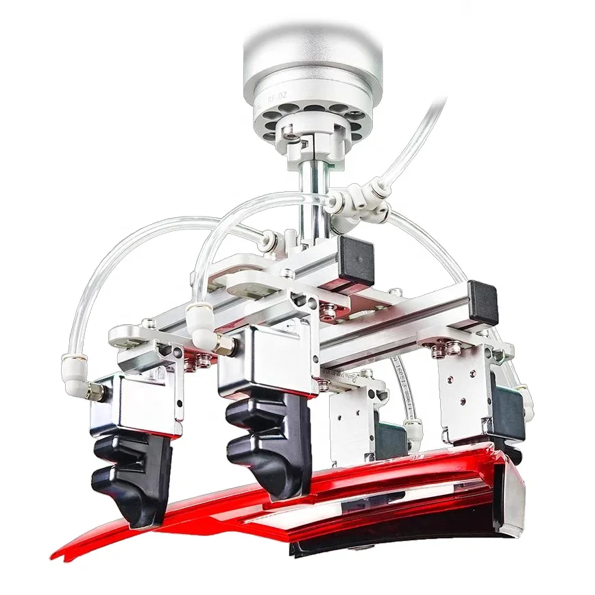 Dos dedos dedos suaves garra suave táctil garra de sujeción flexible garra de aire accesorio neumático clip suave ajustable - imagen 3