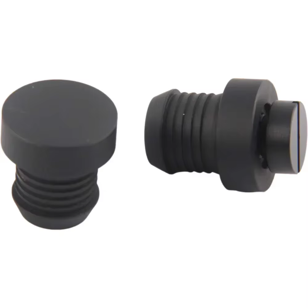 Adaptador de aluminio con acabado negro