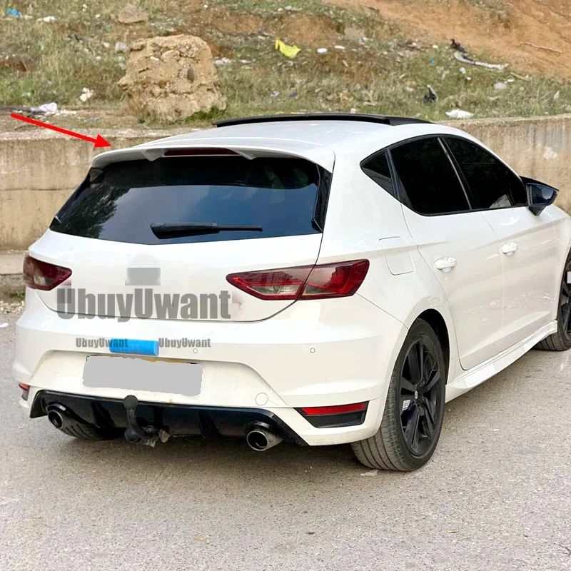 Alerón labio techo trasero Seat León MK3 5F FR Hatchback 2012-2020 - imagen 3