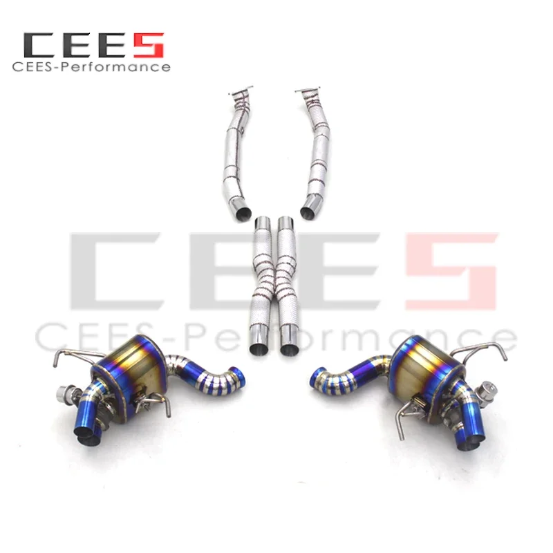 CEES catback de escape con válvula – Ferrari California V8 - imagen 3