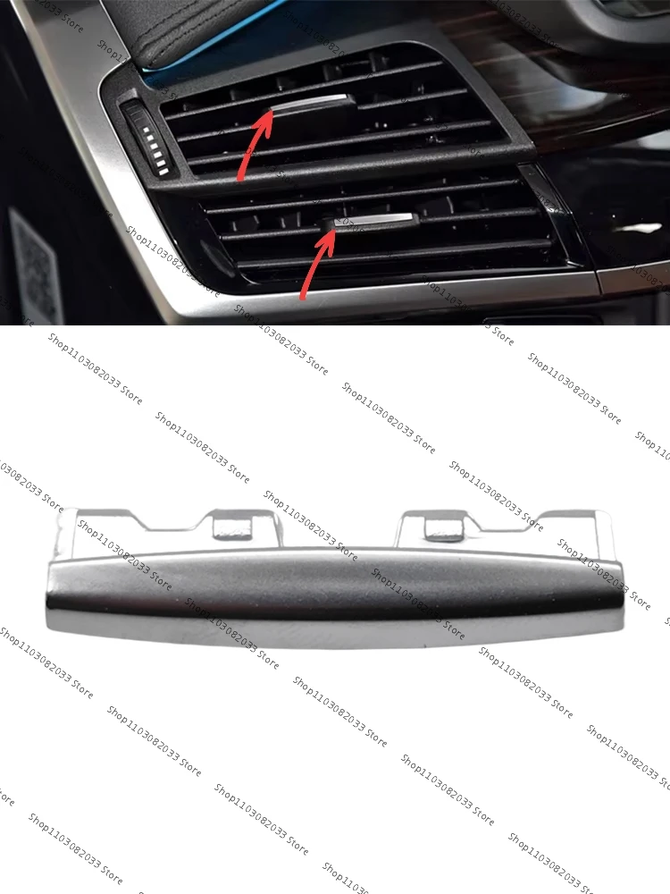 Pestaña ventilación aire acondicionado BMW X5/X6 F15-F16 cromada