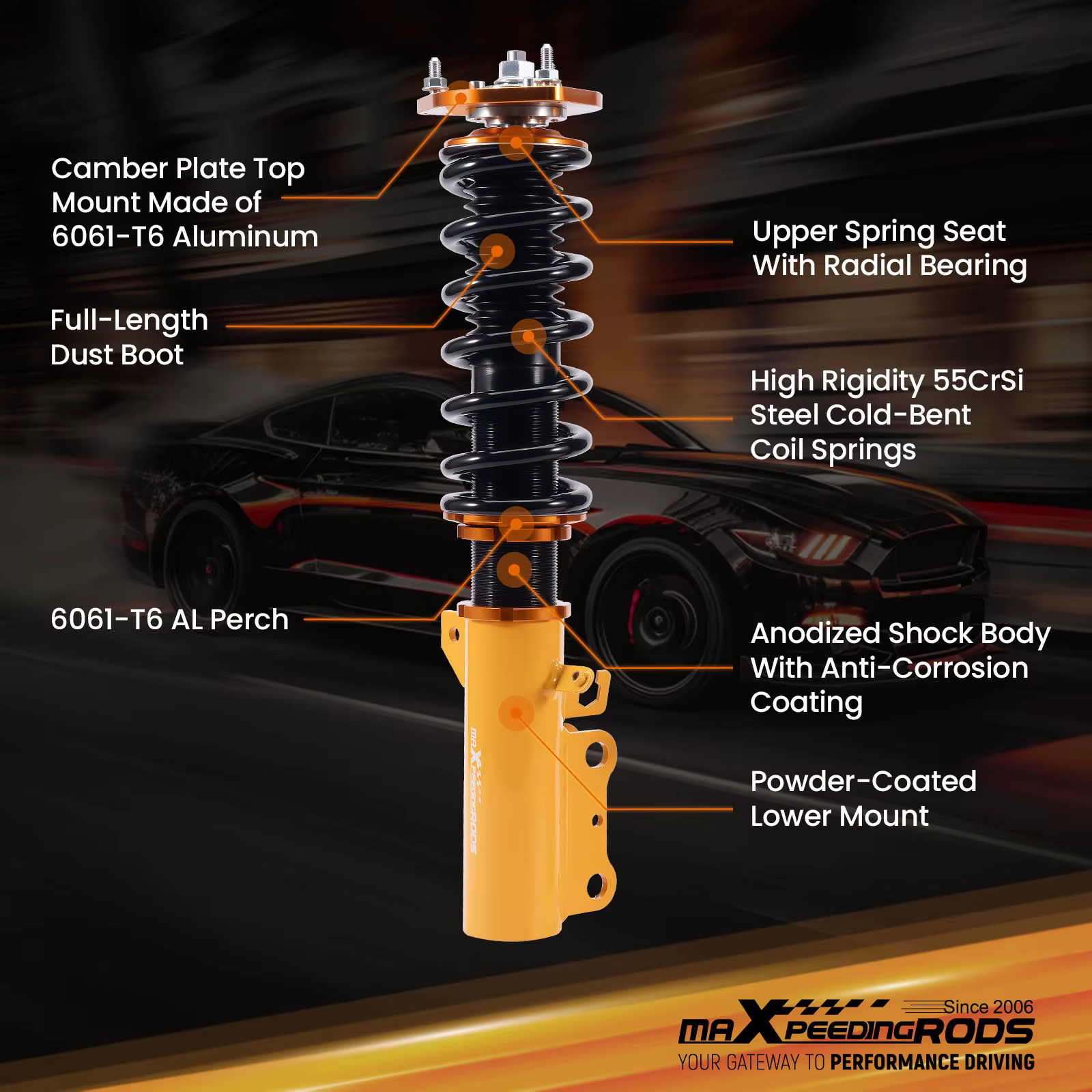 Kit de coilovers para Toyota Celica T18/T20 (1989-1999) - imagen 3