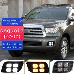 Luces diurnas LED con intermitente para Toyota Sequoia 2007-2017