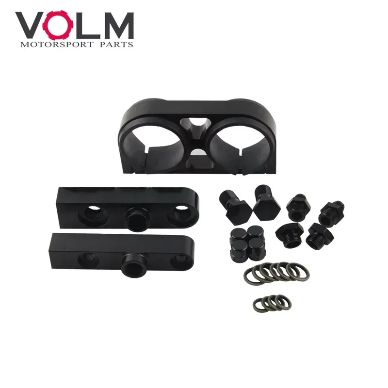 Soporte aluminio Billet AN6 8 10 para bombas combustible gemelas 0580254044