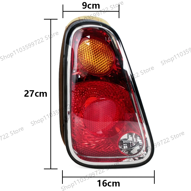 Luz trasera BMW Mini R50 R52 R53 2005-2008 63217166956 sin bombilla - imagen 3