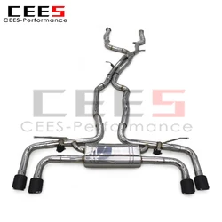 Escape Cat-back Cees para Cayenne 957 3.6-4.8T 2006-2010 Acero Inoxidable