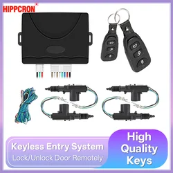 Hippcron cierre centralizado universal con mando y actuadores, 12 V