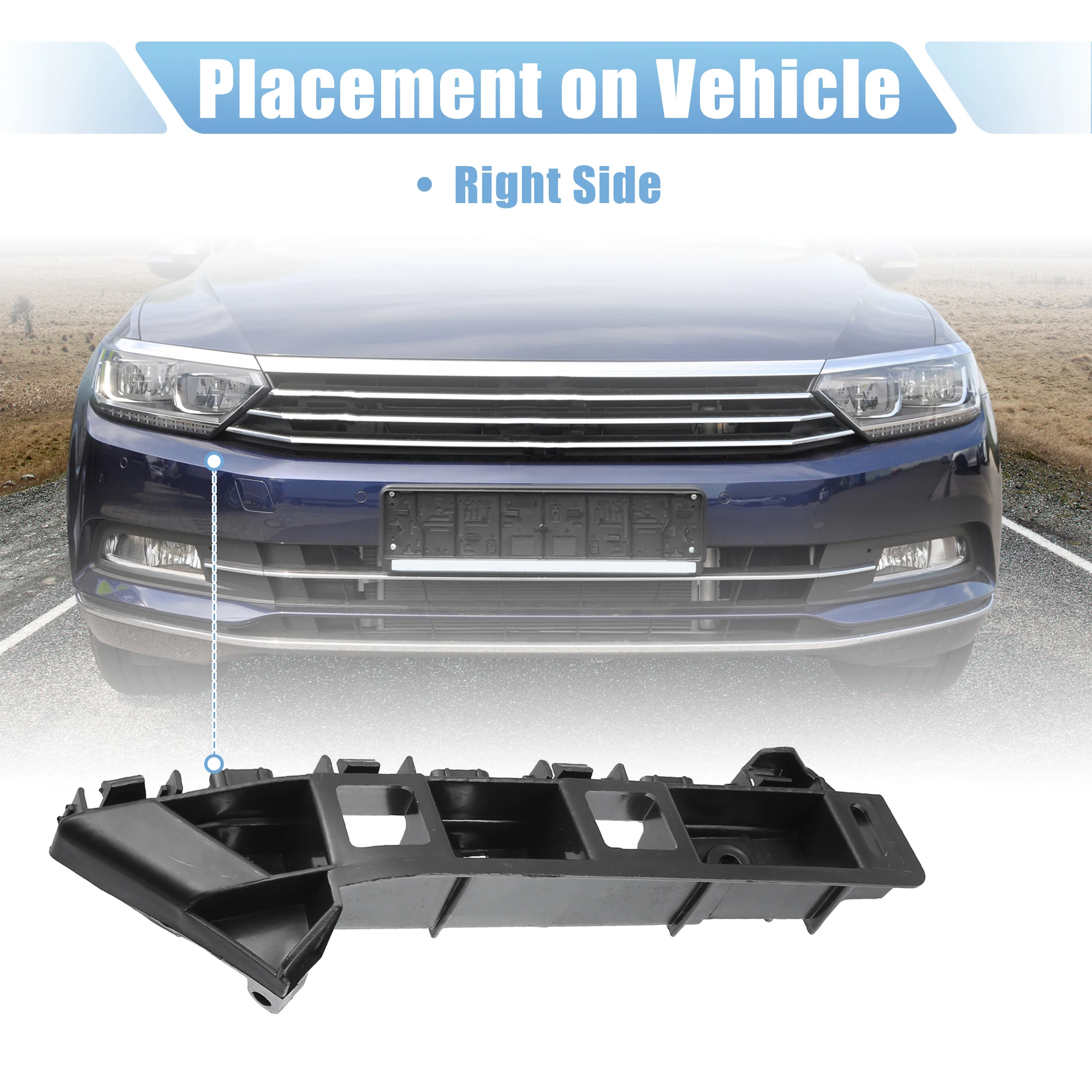 561807184A Soporte paragolpes derecho VW Passat 2012-2015 - imagen 3