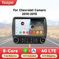 Hizpo radio Android 14 con CarPlay inalámbrico para Chevrolet Camaro
