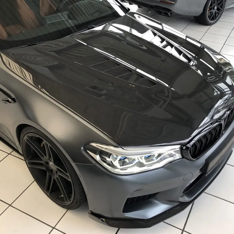 Capó delantero de fibra de carbono estilo GTR para BMW