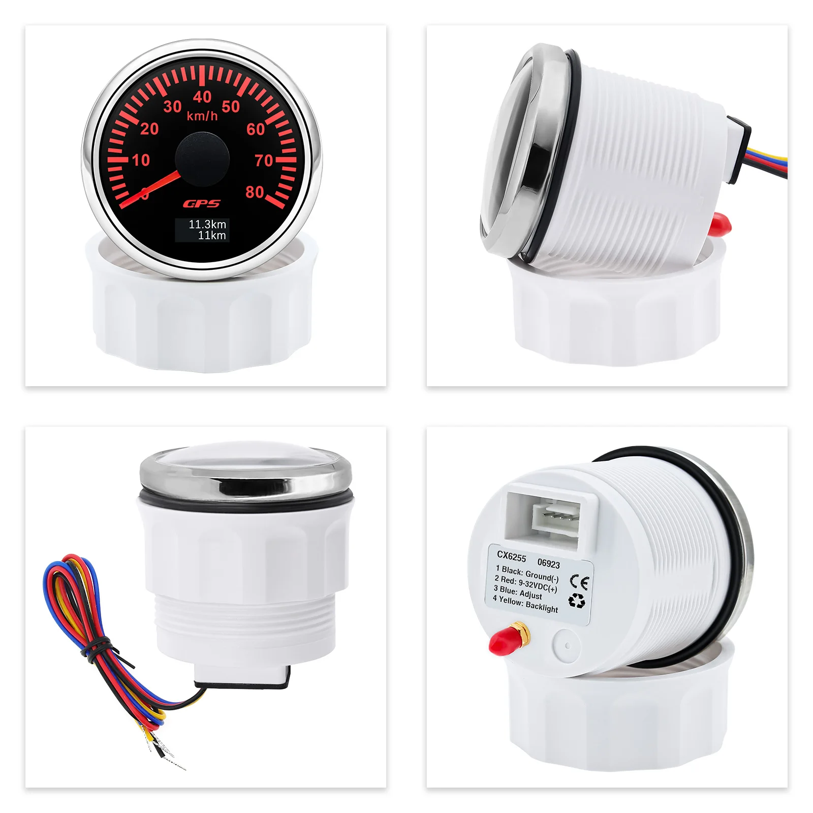 Velocímetro GPS con retroiluminación LED y antena para coche - imagen 4