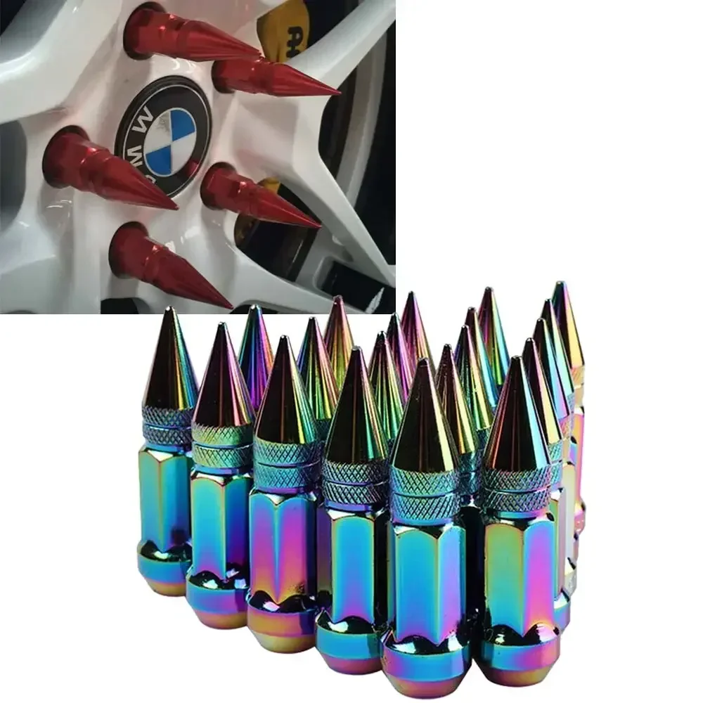 Tuercas de rueda con púas de acero M12x1,5 universales - imagen 4