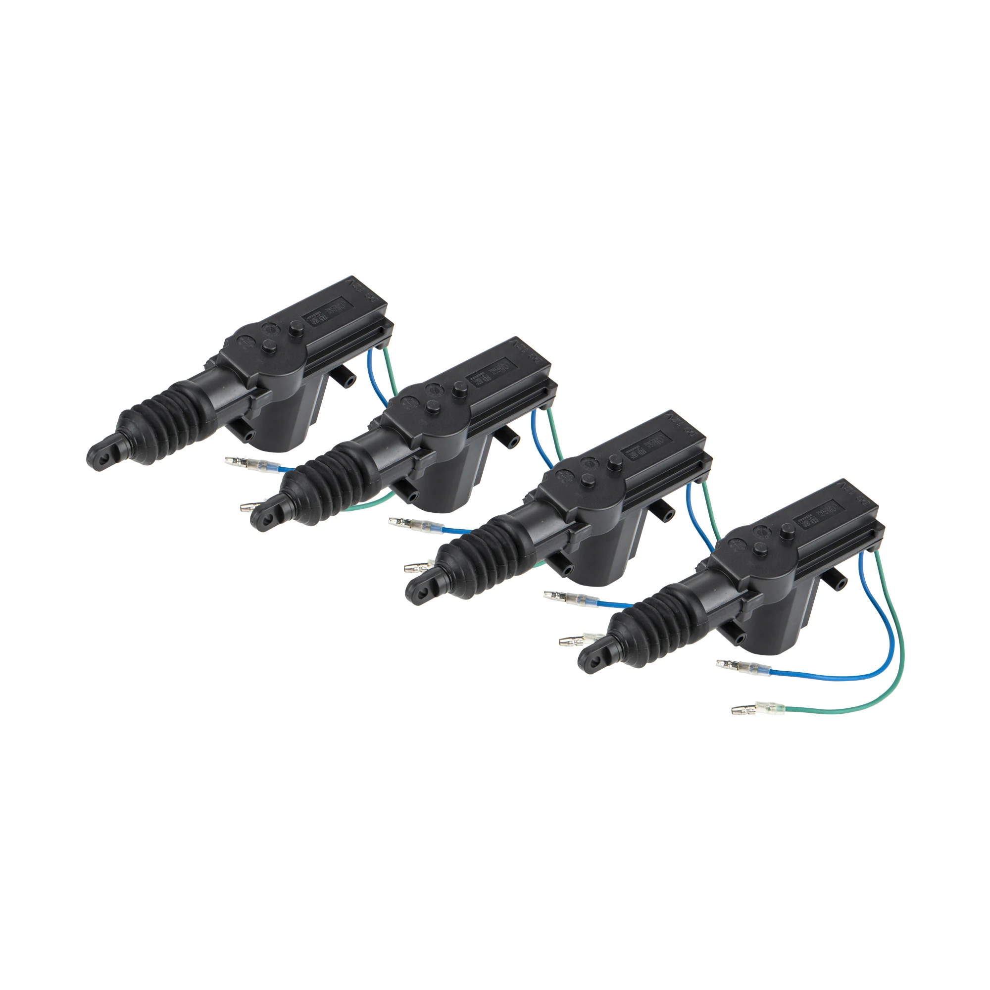 Hippcron-cerradura de puerta de coche, sistema de entrada sin llave con Control remoto, Kit de bloqueo con actuador de cerradura de 4 puertas Universal de 12V - imagen 4
