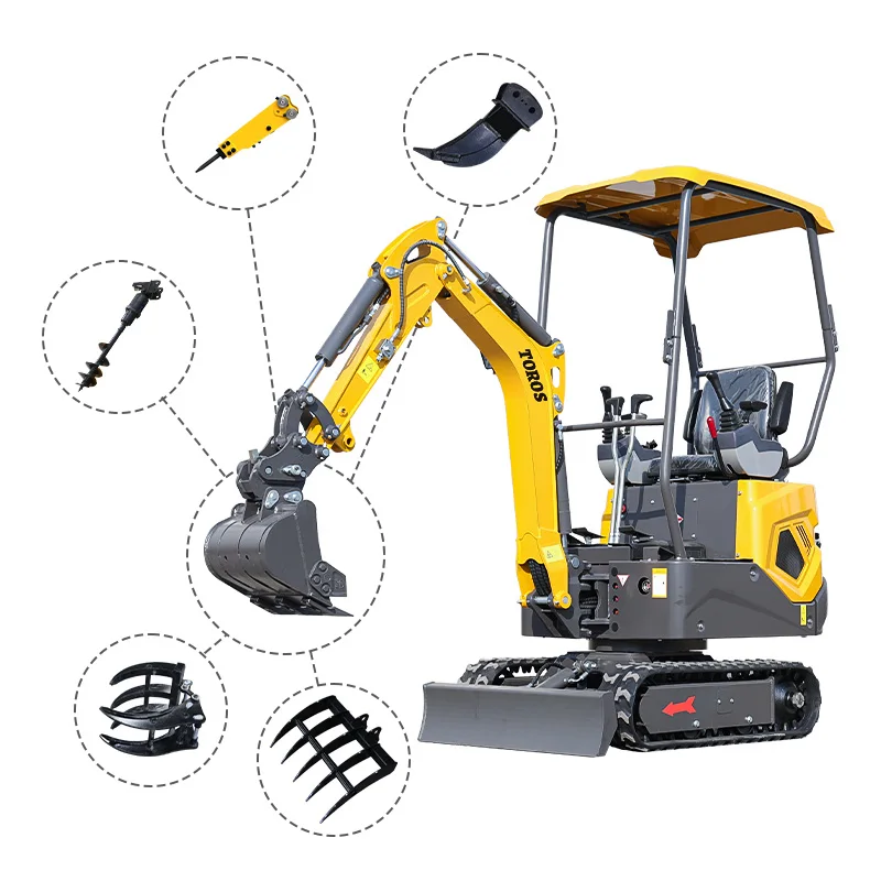 Miniexcavadora compacta de orugas para trabajos de obra civil - imagen 4