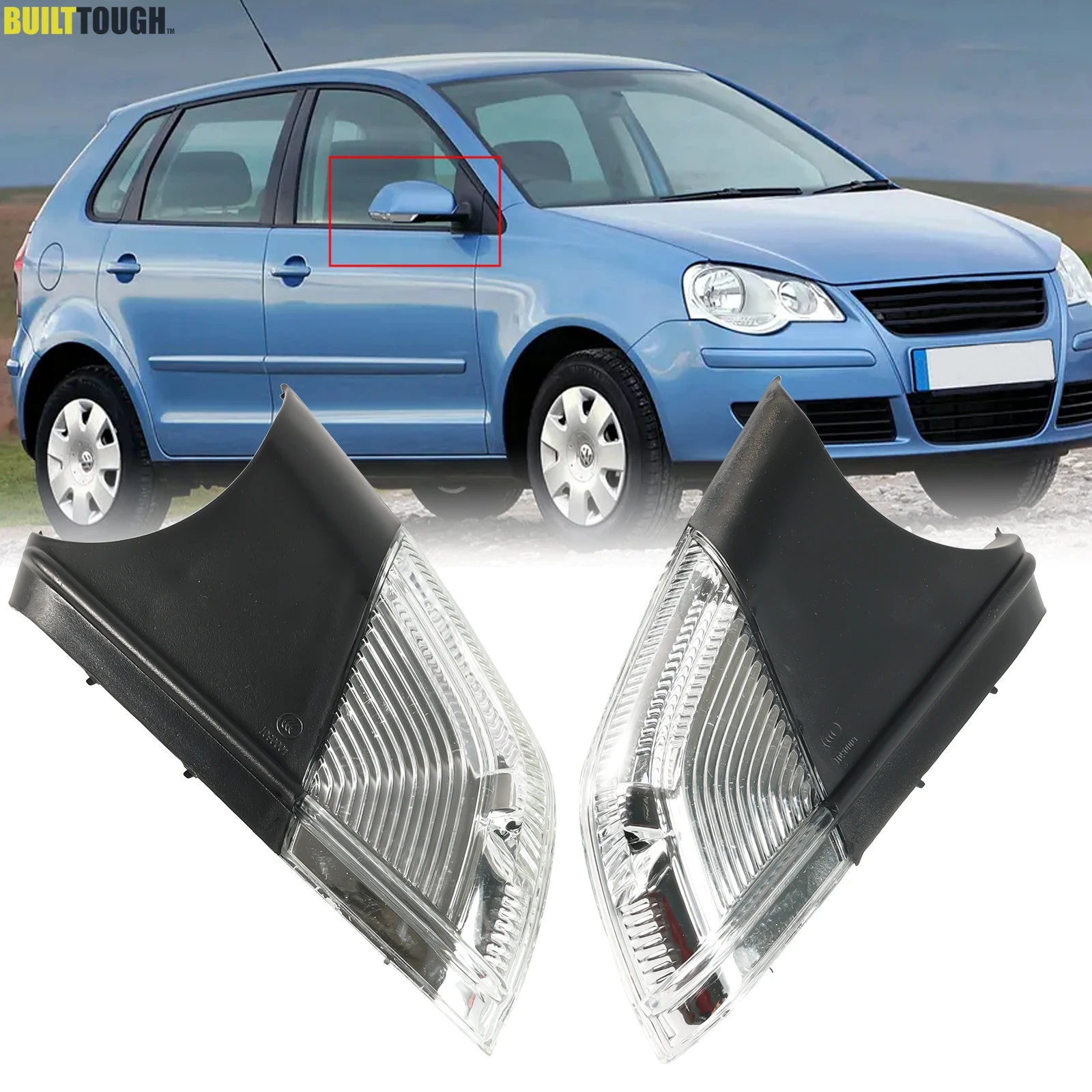 Intermitente LED ámbar para espejo VW Polo 9N Skoda Octavia