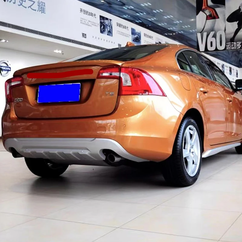 Alerón trasero de carbono negro para Volvo S60 2011-2019 - imagen 4