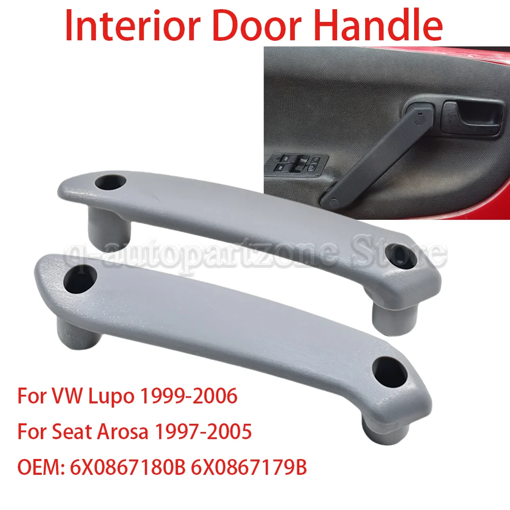 Manijas puerta interior gris/negro – VW Lupo Seat Arosa 6X0867180