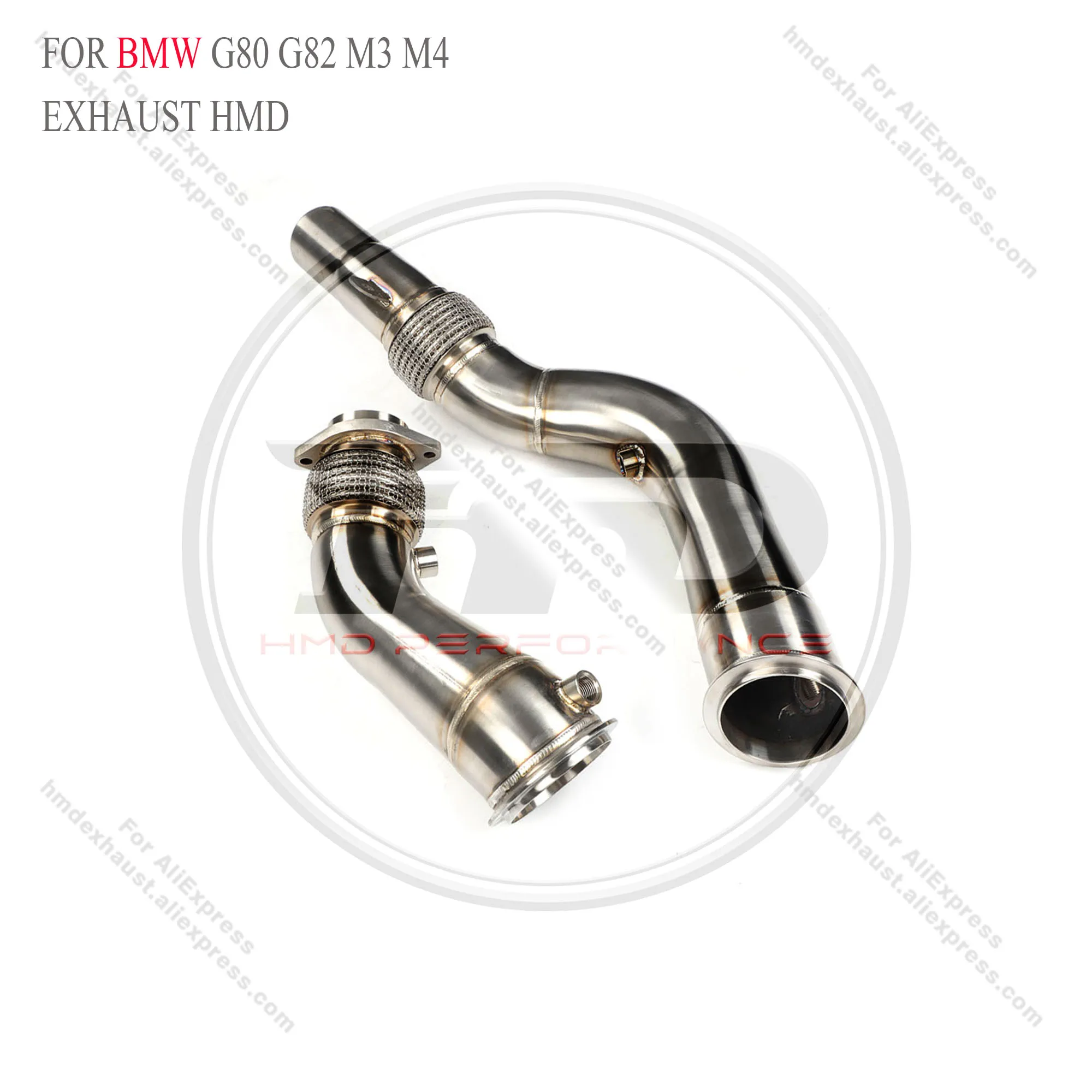 Bajante de acero inoxidable diámetro reducido para BMW M3 G80 - imagen 3