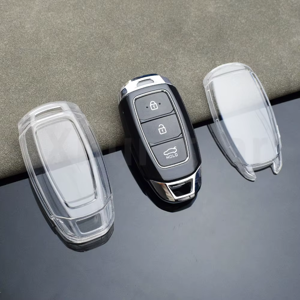 Funda de llave Hyundai en TPU transparente – i30, Kona y Santa Fe - imagen 4