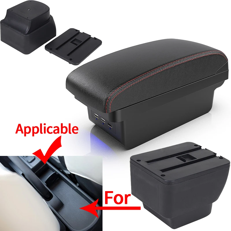 Reposabrazos con cajón y USB para Mazda 2 Demio – Accesorio interior - imagen 2