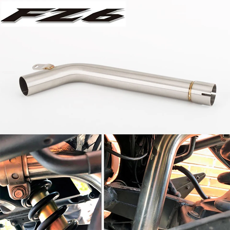 Tubo de escape intermedio y silenciador Yamaha FZ6 Fazer 2004-2011