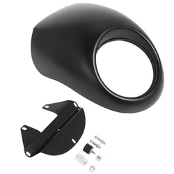 Cubierta de faro para Harley-Davidson XL1200 Sportster - Negro mate