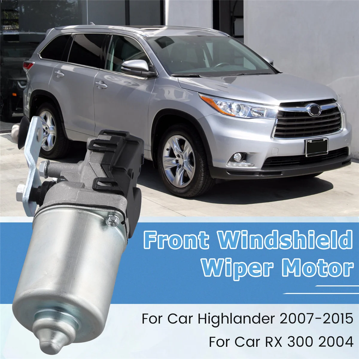 Motor limpiaparabrisas 85110-48120 Toyota Highlander 2007-2015 Lexus RX 300 - imagen 3