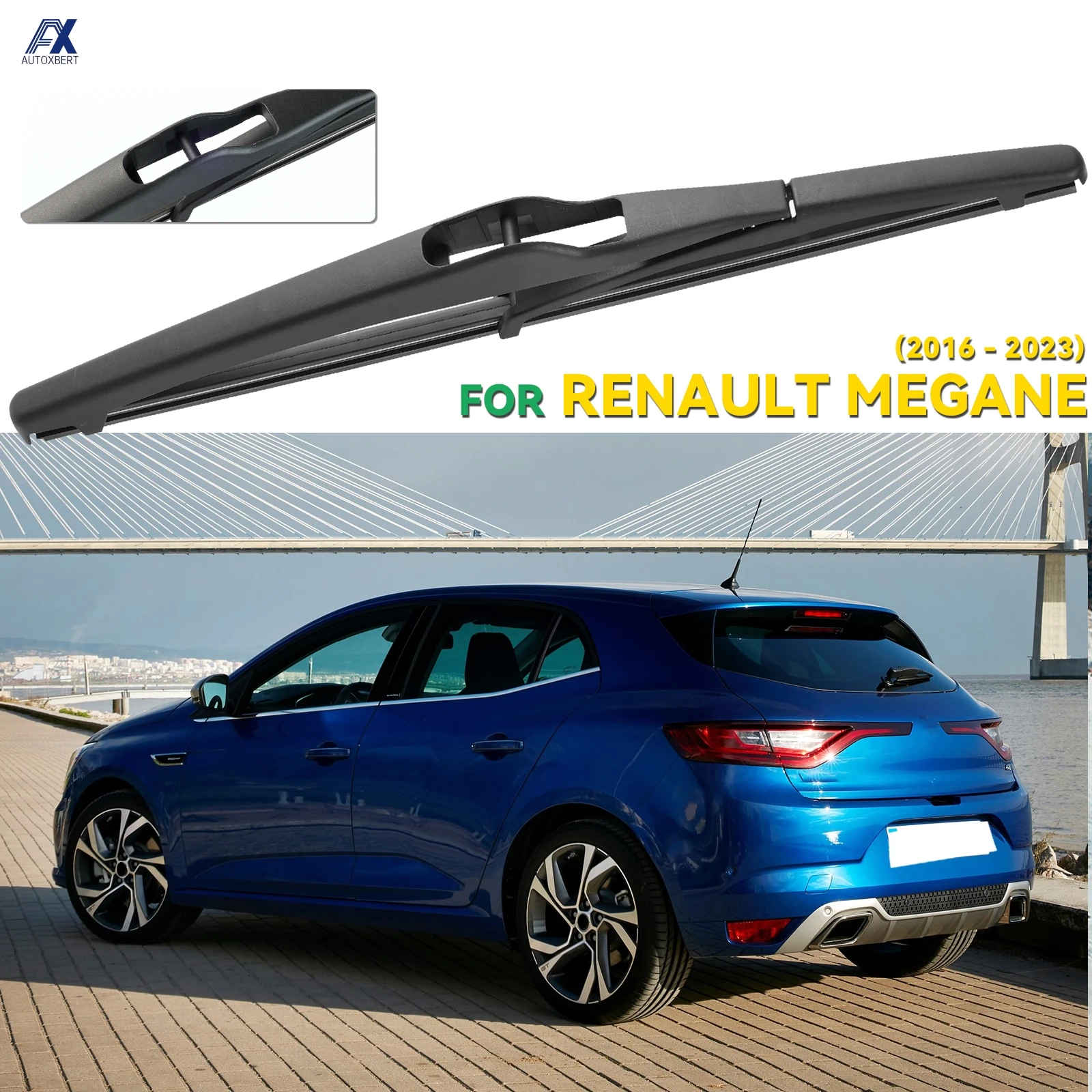 Limpiaparabrisas trasero Renault Megane 4 y Peugeot 5008 17-23