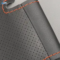 Funda de volante microfibra perforada cosida a mano Kia K5 2008-2013